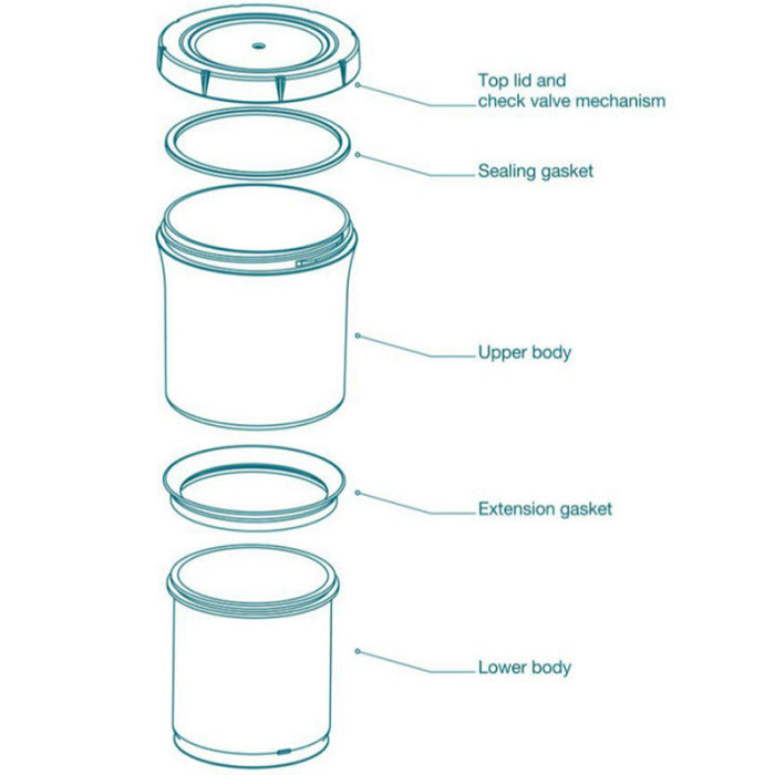 Adjustable Food Storage Container